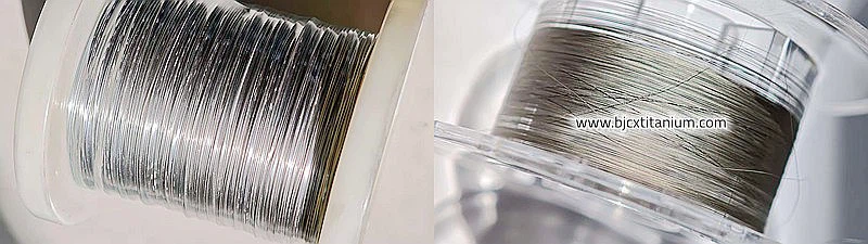 Titanium ultrafine wire Titanium ultrafine wire